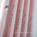 Tekstil Rumah 100% Polyester Woven Jacquard Curtain Fabric